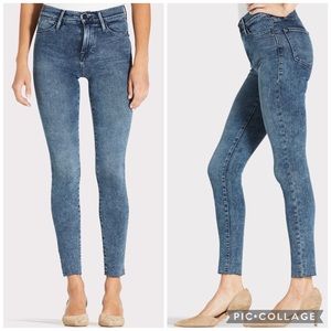 FRAME Le High Skinny Raw Edge Size 27